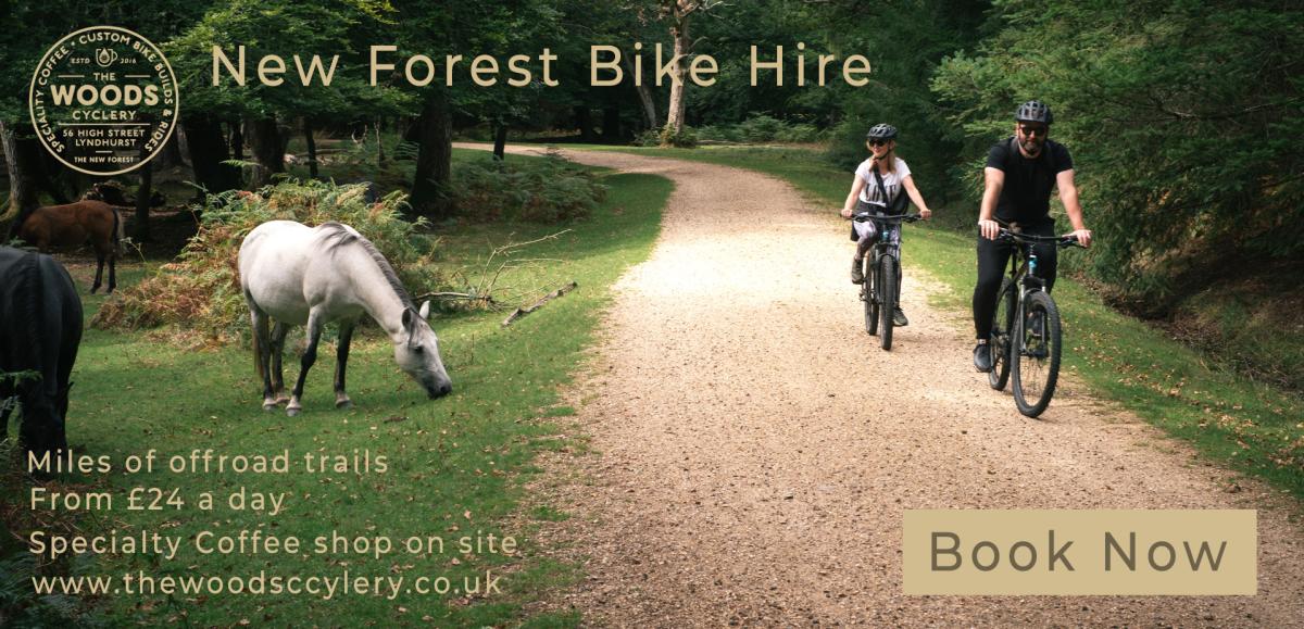 The Woods Cyclery Advert