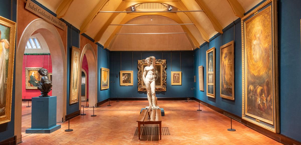 A view of an exhibition at Watts Gallery