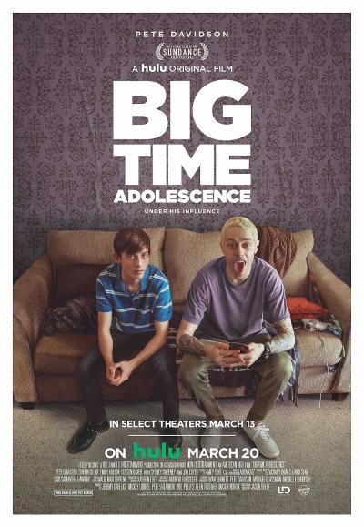 A picture of the movie poster for the film Big Time Adolescence (2019)