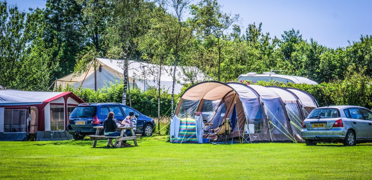 Camping at Monkton Wyld