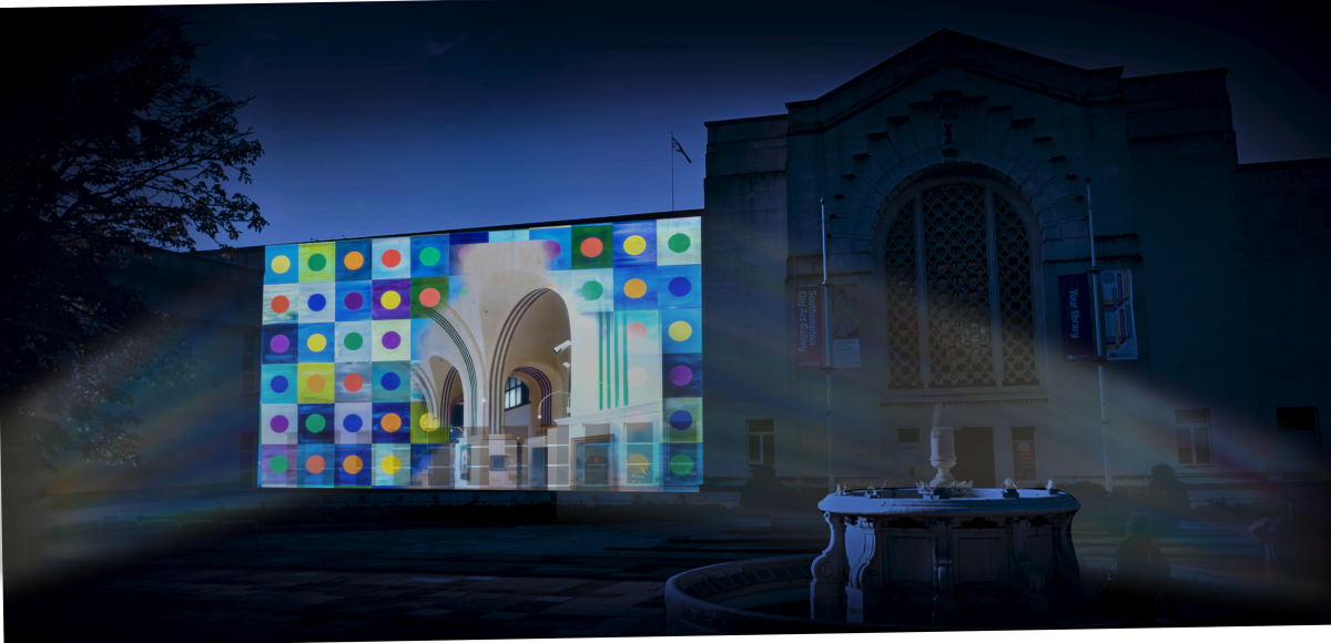 Southampton City Art Gallery Projection