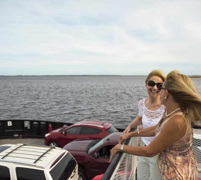 Ferry ride from Southport to Fort Fisher