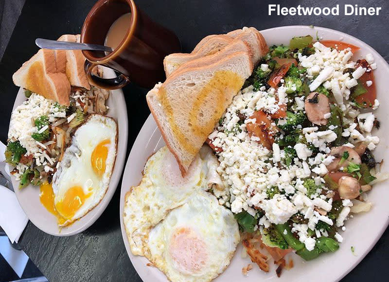 Fleetwood Diner breakfast, Hippie Hash