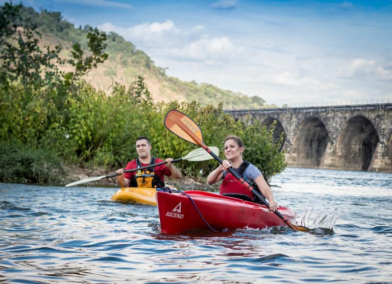 Kayaking on the Susquehanna River