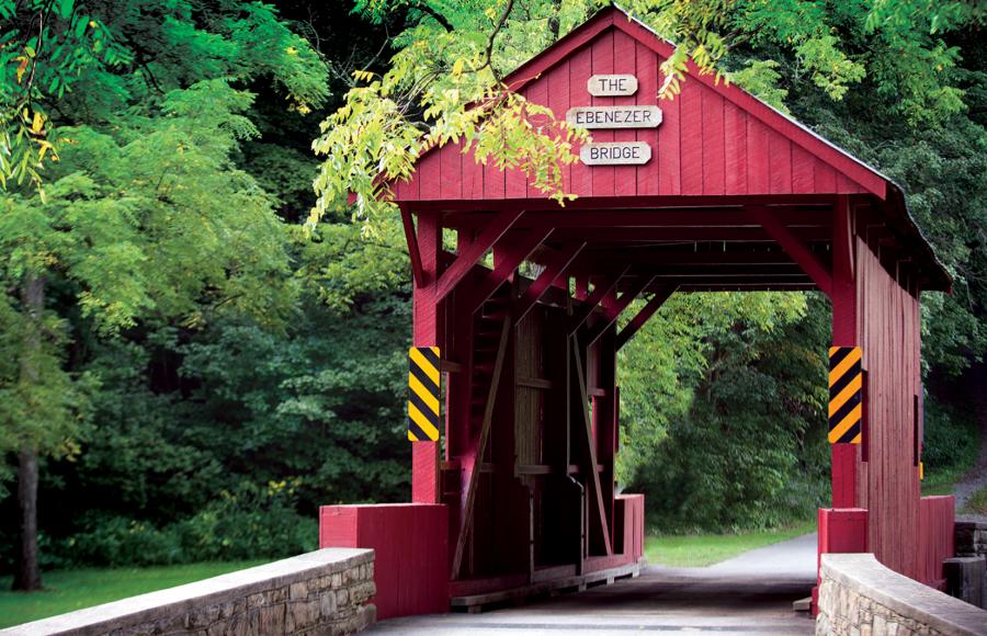 Ebenezer Bridge at Mingo Creek County Park