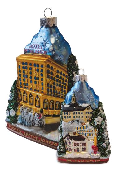 Christmas Ornament from Hotel Bethlehem | Discover Lehigh Valley, PA
