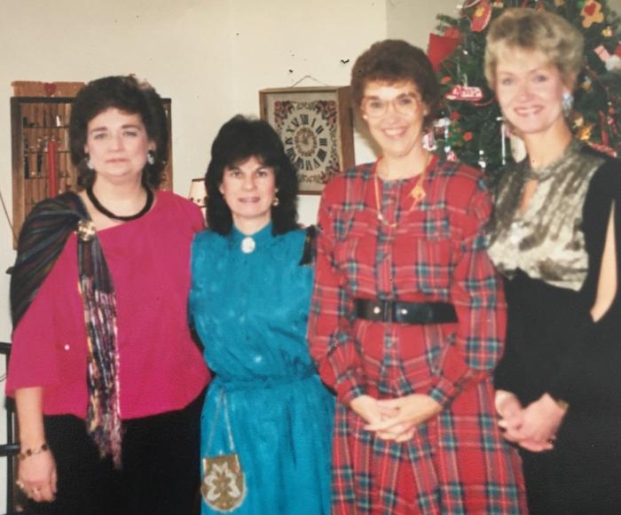 Debby Clough, Dawn Minette, Tina Morris, and Helen Rees