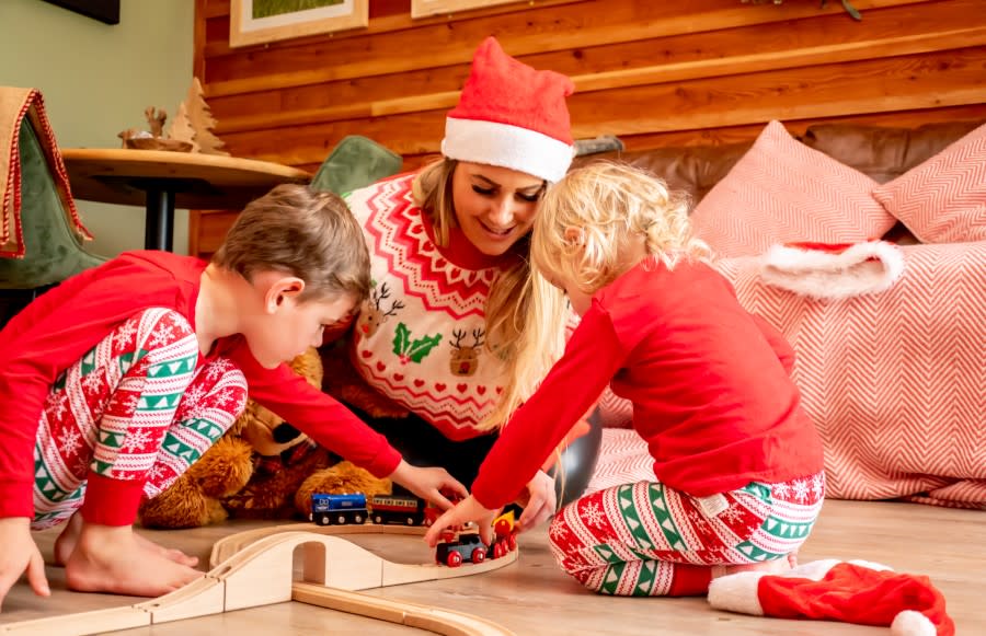 Christmas in a Sunset Lodge