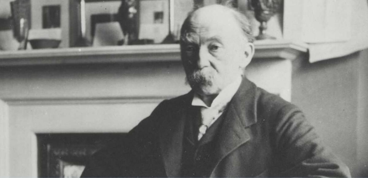 Black & White Photograph of Thomas Hardy