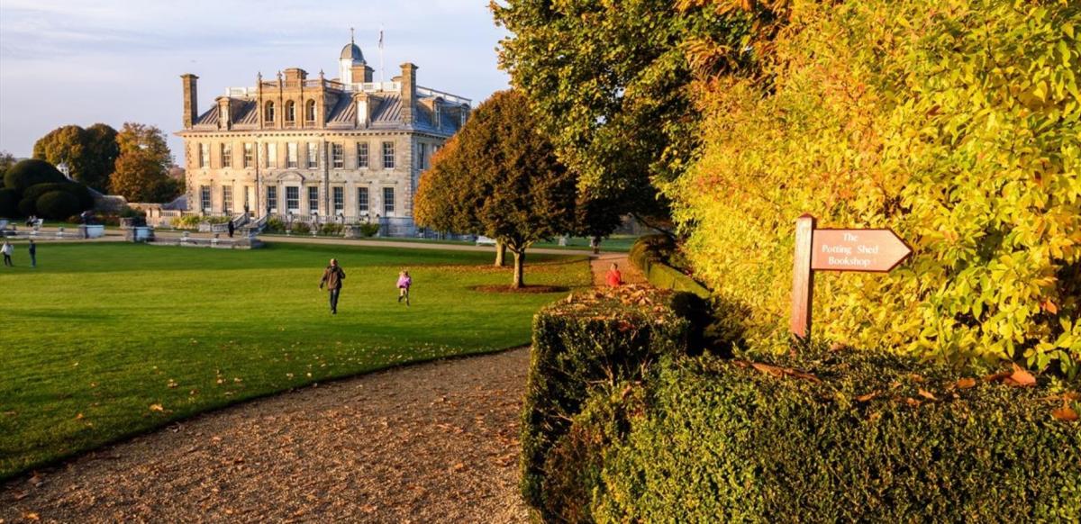 National Trust's Kingston Lacy house and gardens in autumn