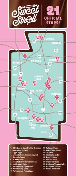 2026 Summit Sweet Stroll Map