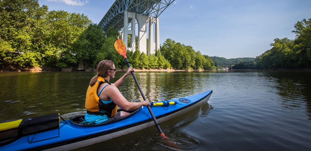 Kayaking on the Kentucky River