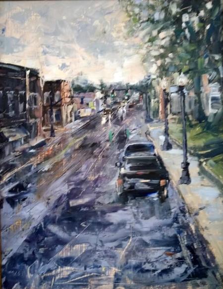 Plein Air Artists Paint the Town Best of Show winner in 2018