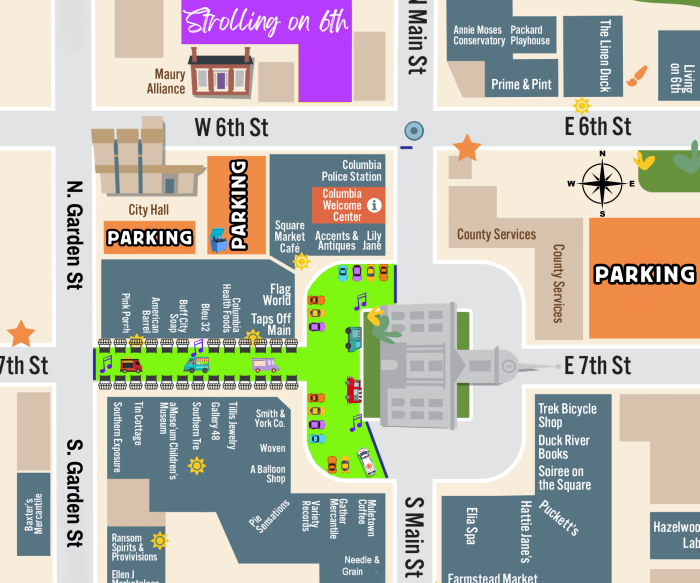 First Fridays Event Map