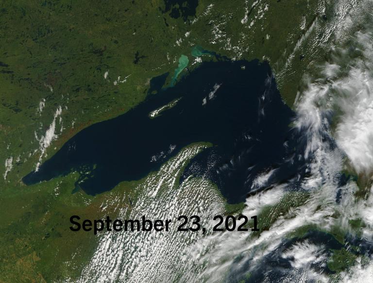 Fall 2021 - LakeSuperior - Space Angle from Coast Watch GLERL.Noaa