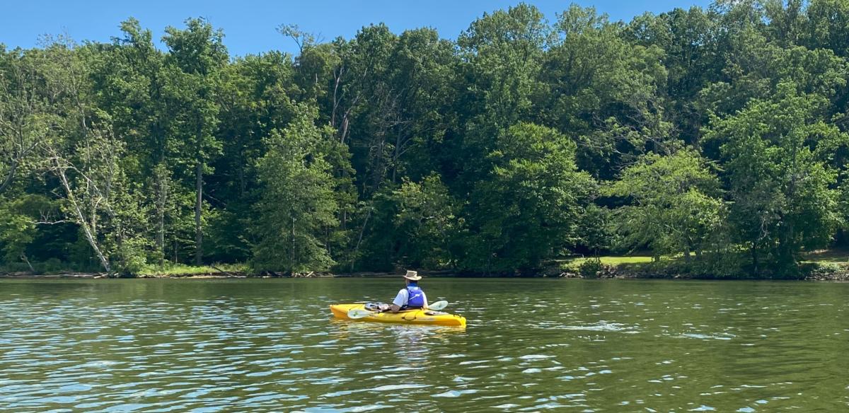 Kayaking at Pohick Bay Regional Park