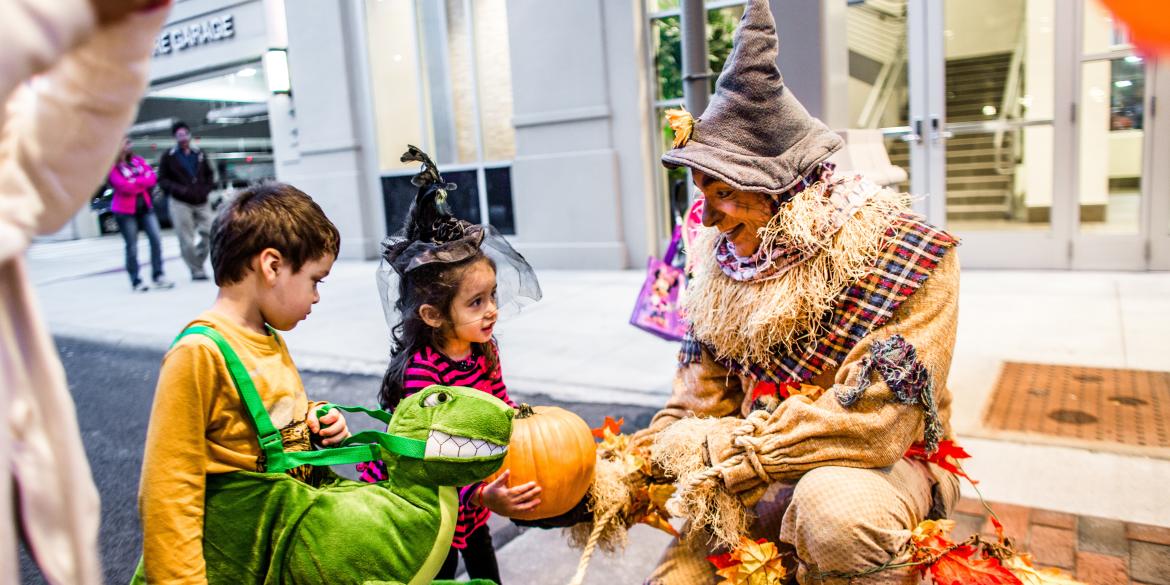 Trick or Treating at Easton Town Center in Columbus, OH