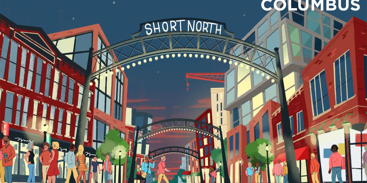 Short North Illustrated graphic