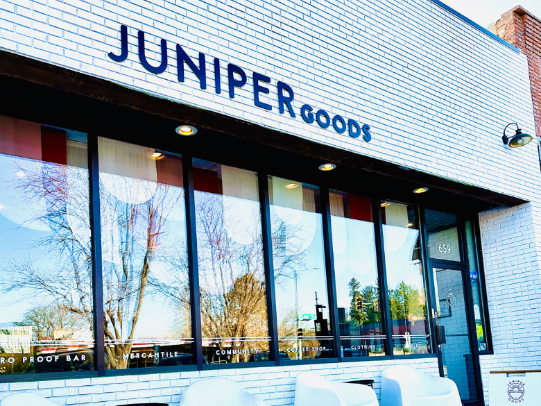 Storefront of Juniper Goods