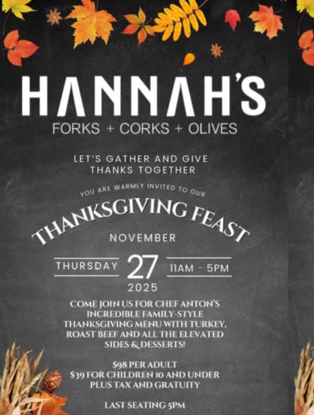 Hannah's thanksgiving