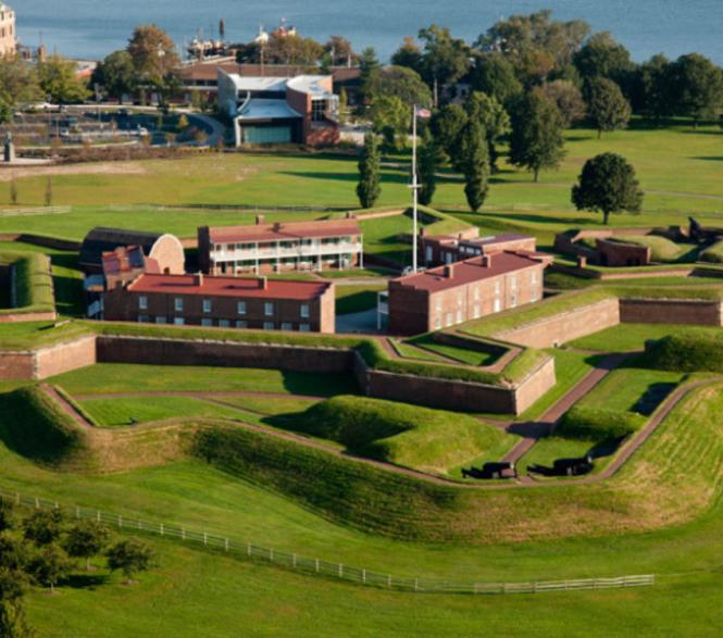 Fort McHenry national Historic Site in Baltimore.