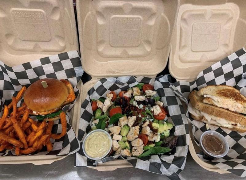 Burgers And Fries From Keagan's Takeout In Virginia Beach