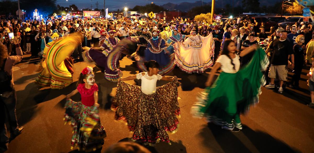 Folklorico Dancers at All Souls Procession