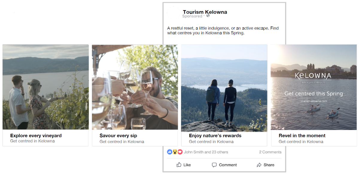 Photo of spring advertising