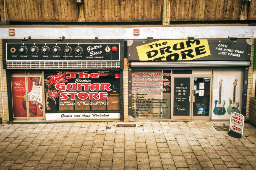 The Guitar Store Hero Image