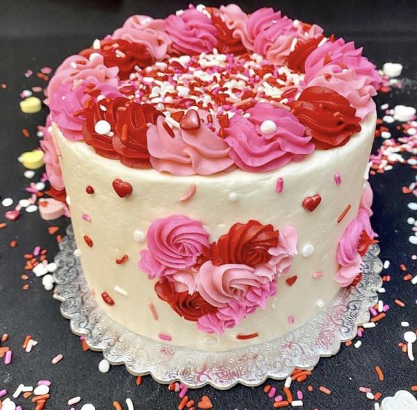 Our CupCakery Valentines Day Cake