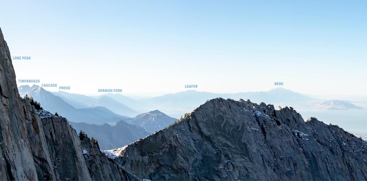 7 Tallest Peaks in Utah County