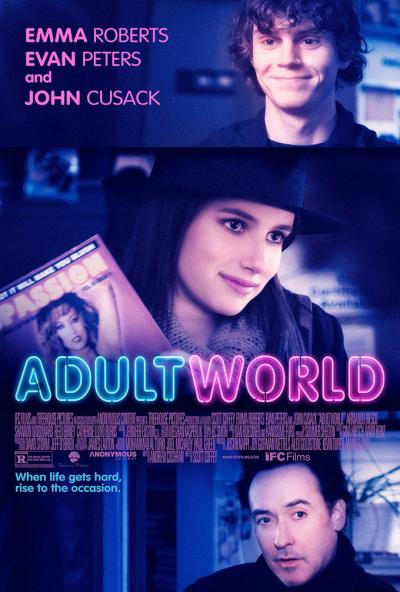A picture of the movie poster for the film Adult World (2013)