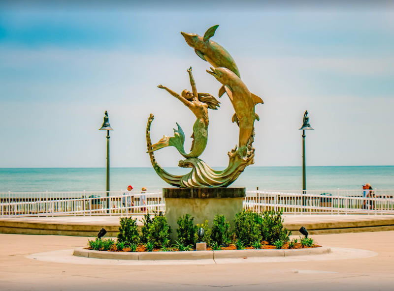Enjoy Myrtle Beach’s Iconic Public Art Installation, Goddess of the Sea