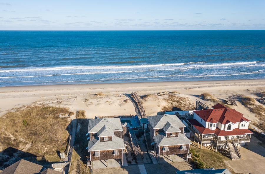 beach house drone vacation rental