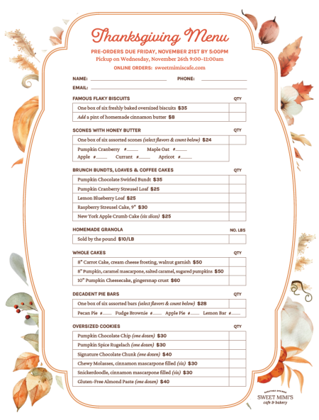 sweet mimi thanksgiving 2025