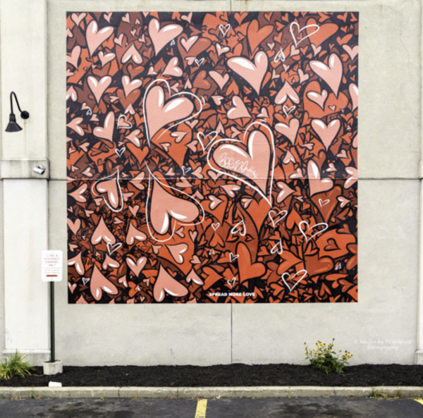 Spread More Love Mural | Photo by Art Makes Columbus