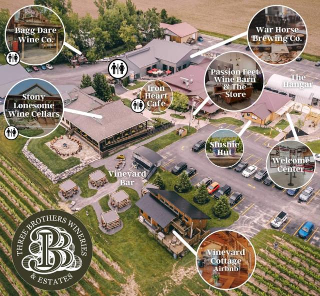 Three Brothers Wineries map
