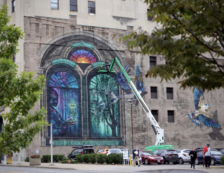 Stories of Strength Mural in Rochester, NY