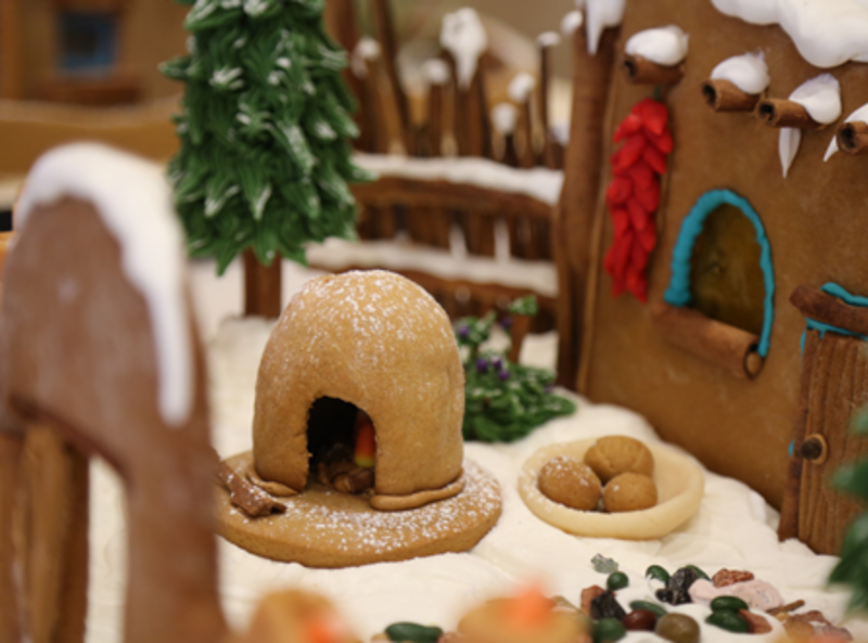 pueblo gingerbread house contest
