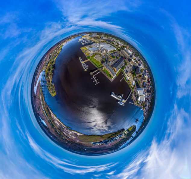 SkyNav small planet logo