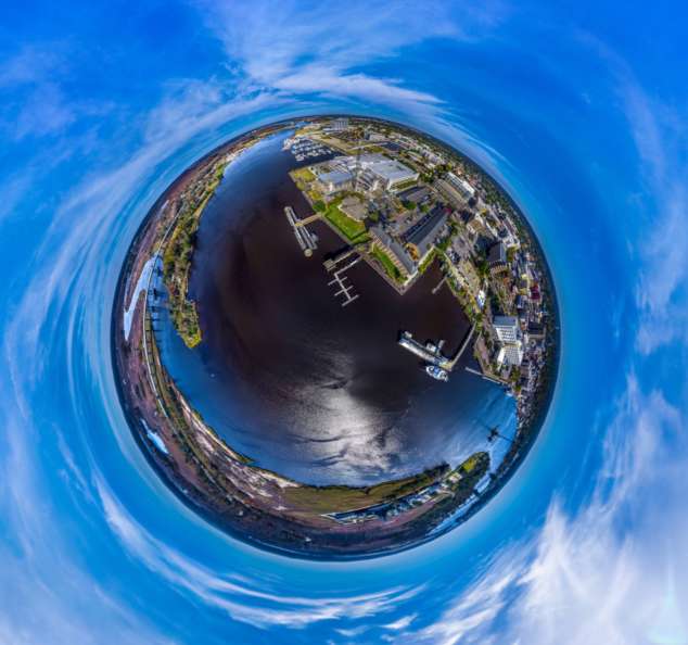 SkyNav small planet logo