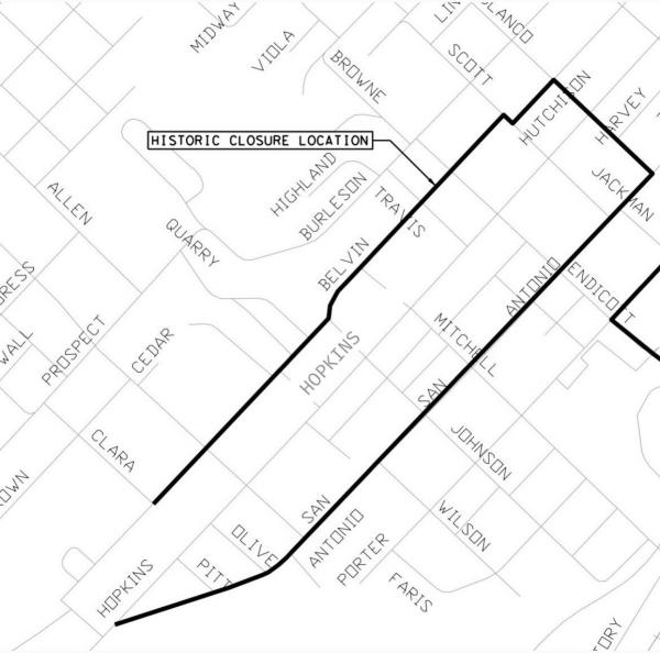 A map of the 2026 Mardi Gras Parade route