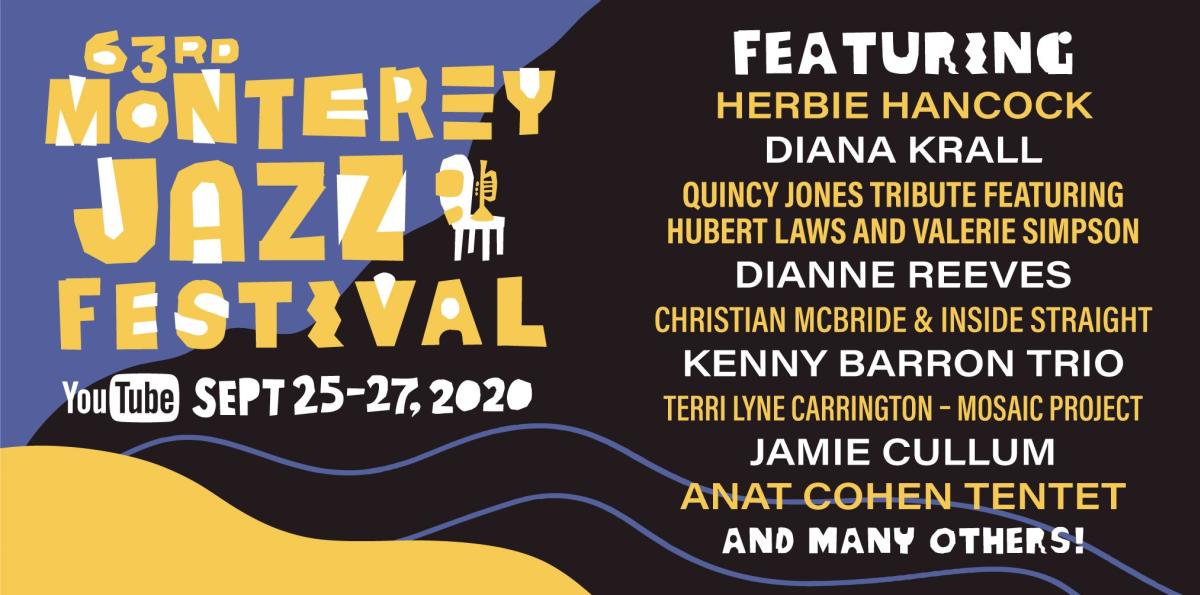 63rd Annual Monterey Jazz Festival Virtual Lineup