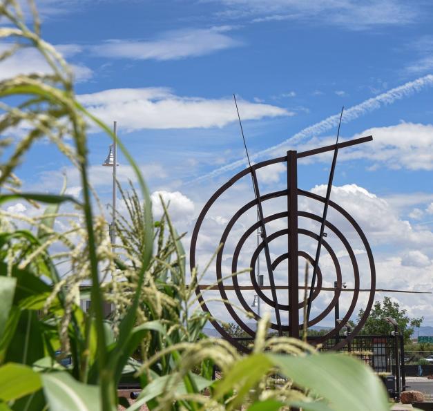 Resilience garden at the Indian Pueblo Cultural Center