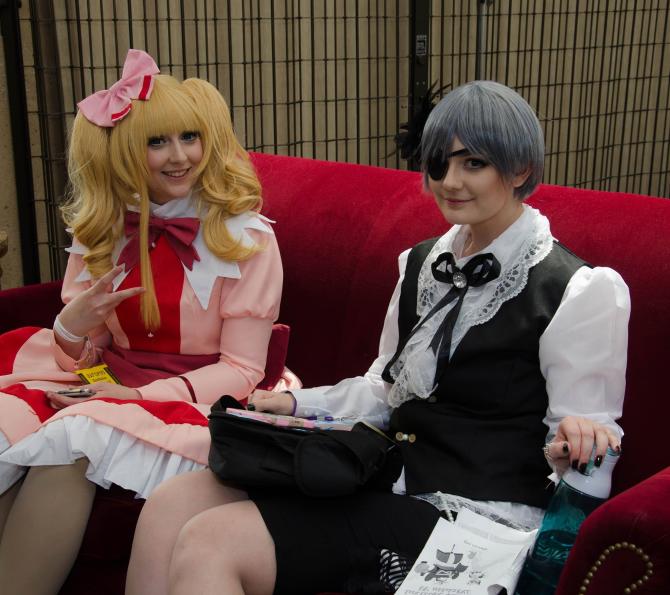 Anime Festival Wichita cosplayers enjoy the festival in Wichita KS
