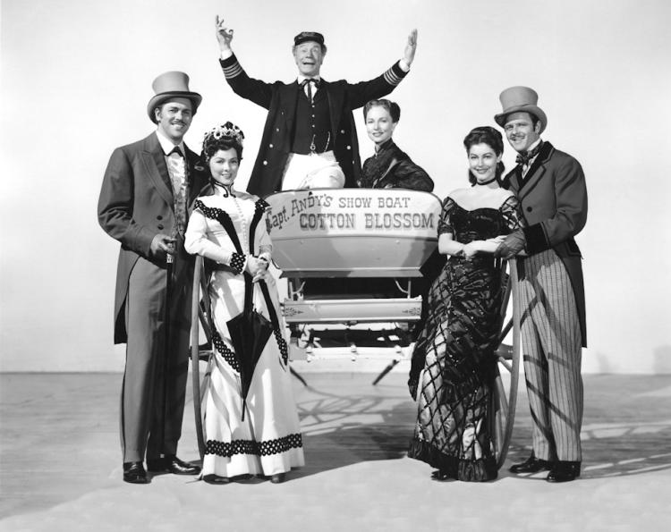 Show Boat cast starring Ava Gardner, early 1950s.