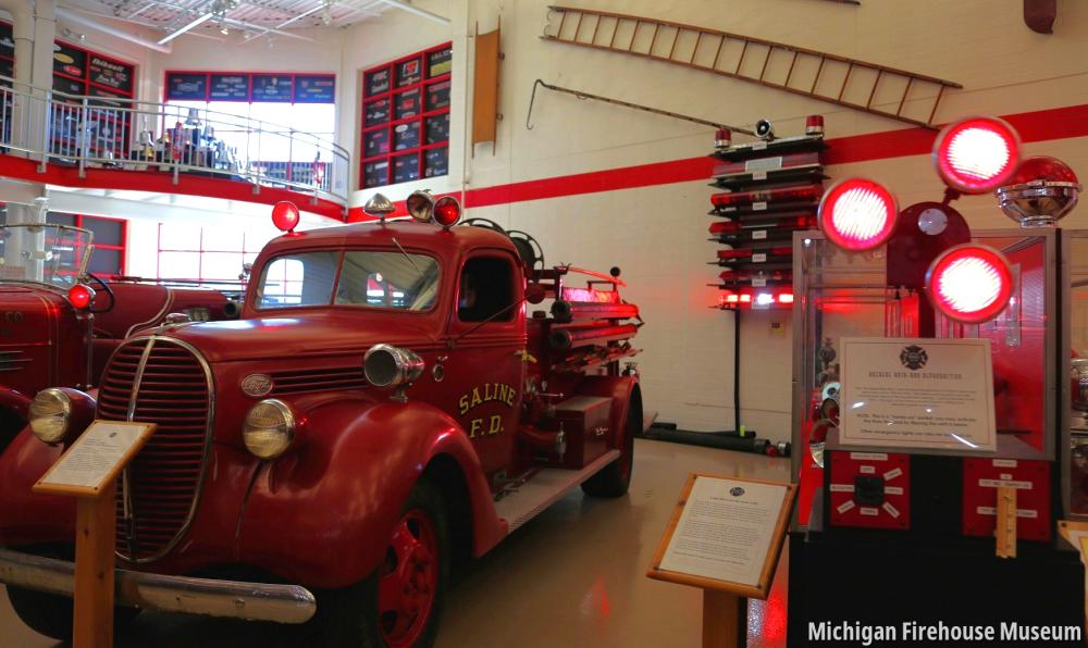 Inside michigan firehouse museum