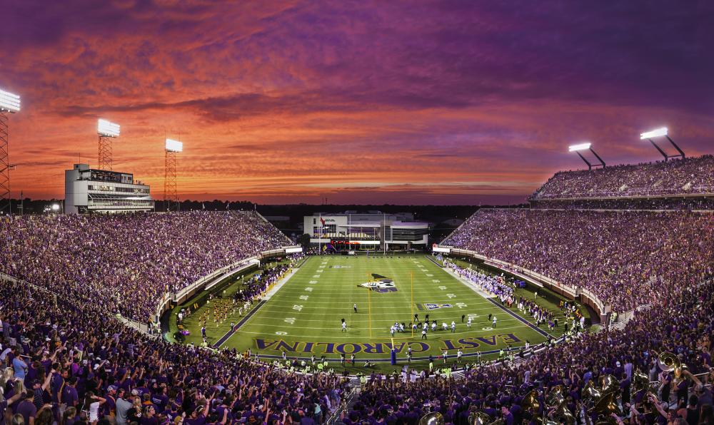 Dowdy-Ficklen End Zone UNC