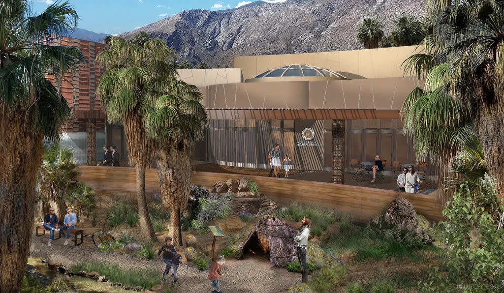 Agua Caliente Band of Cahuilla Indians cultural museum rendering