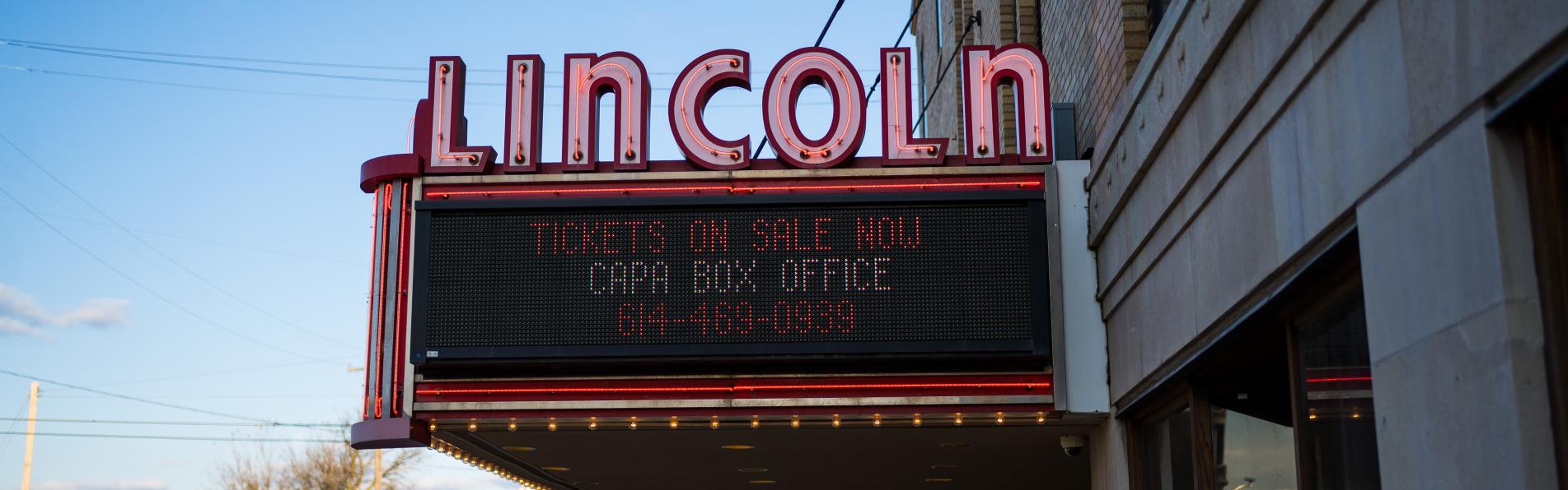 Lincoln Theater Marquee